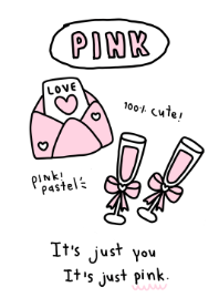 It is just pink pastel