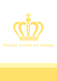 HAPPY CROWN -yellow-
