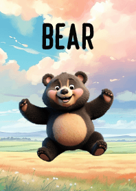 Simple Happy Back Bear Theme
