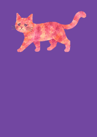 A depressed cat03 purple