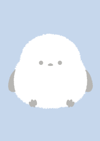 Cute Long-tailed Tit simple[blue/beige]