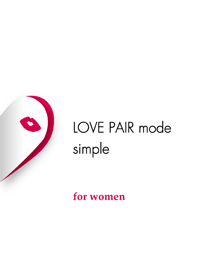 LOVE PAIR mode simple [for women] ver.2