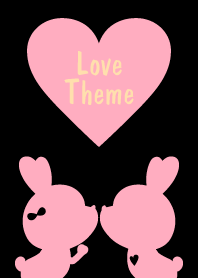 LOVE THEME Pink and Black 70