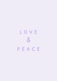 love & peace [taro purple]