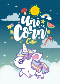 Unicorn Kawaii Love Night