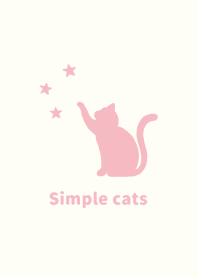 misty cat-simple cats star pink