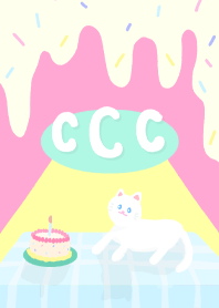 cutie cat and cake
