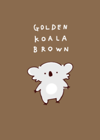 簡單的 考拉 棕色的
