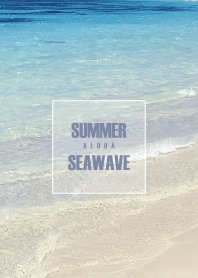SUMMER BLUE SEA WAVE HAWAII