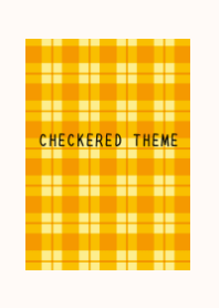 ORANGE CHECKERED THEMEj-CREAM PINK