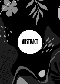 Abstract Hand Drawn Black & White