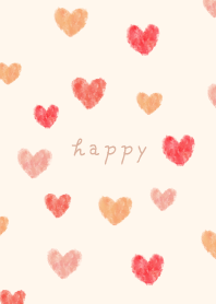 Simple watercolor heart18 from Japan