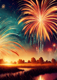Beautiful Fireworks Theme#703