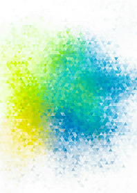 watercolor-triangle mosaic
