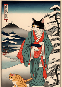 Kucing Natal Ukiyo-e2