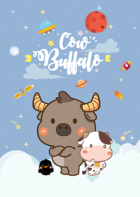 Buffalo&Cow Baby Galaxy Blue