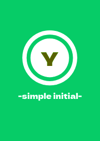 simple initial-Y- THEME 84