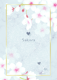 Marble and Sakura bluegreen40_2