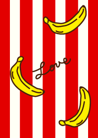 Banana - Red striped-joc