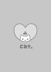 แมว เชอร์รี่ [ความหมองคล้ำสีเทา]