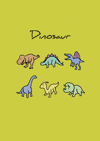 黒と黄色 : 恐竜