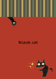 black cat -brown-