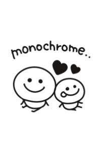 monochrome stickman