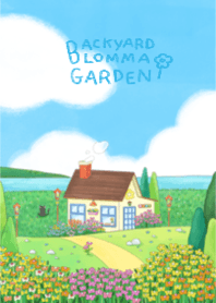 Backyard blomma garden