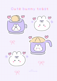 Cute bunny toast :)