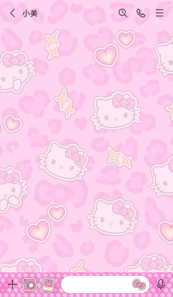 Hello Kitty 動物花紋（粉色調） 預覽 3