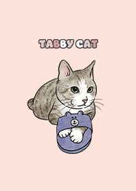 tabbycat6 / peach pink .jp