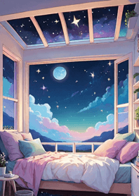 Comfortable day on the bed 6718E9