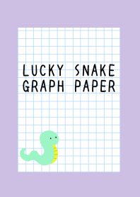 LUCKY SNAKE GRAPH PAPER/DUSTY PURPLE