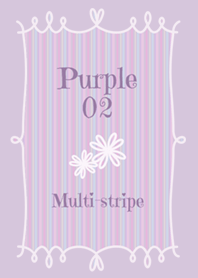 Multi-stripe/Purple 02