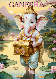 Lotus Ganesha :Rich & Rich Theme