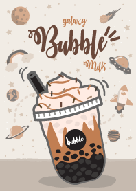 Bubble milk (galaxy chocolate ver.)
