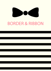 BORDER & RIBBON -Black 16-