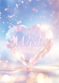 Wish - Heart-shaped rose quartz -