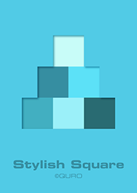 Stylish Square [blue ver.]