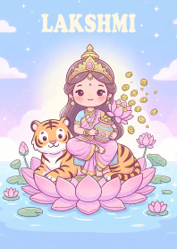 Lakshmi, wealthy, prosperous. 3JP