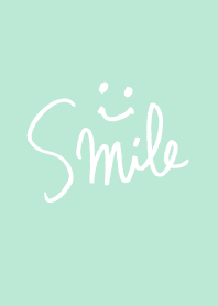 A handwritten smile -Green-joc