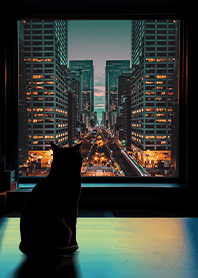 window scenery cat 10