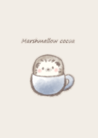 Marshmallow cocoa Hedgehog -navy-