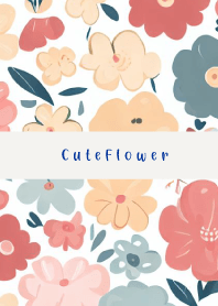 Cute Flower -Brown 76