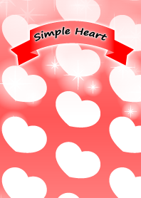 Simple Heart -Red3