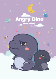 Angry Dino Chic Cloud Violet