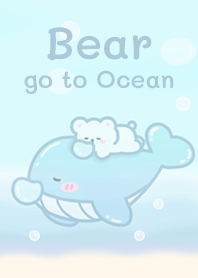 Bear go to ocean!