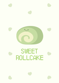 SWEET ROLL CAKE PATTERN [Matcha]