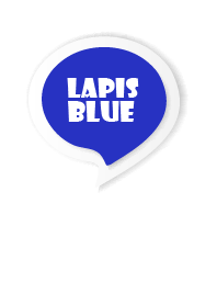 Lapis Blue Button In White V.3 (JP)