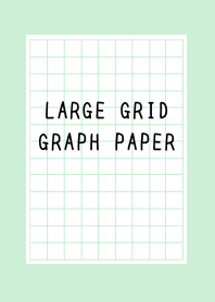 LARGE GREEN GRID GRAPH PAPER-LIGHT MINTj